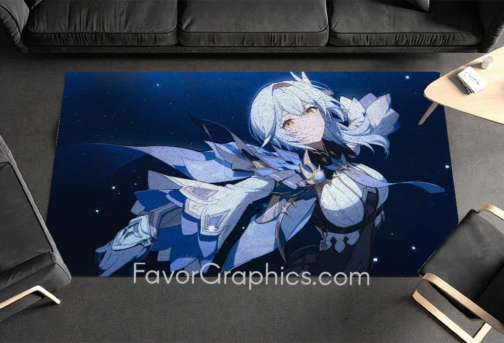 Eula (Genshin impact) Home Bedroom Decor Rug Carpet Mat