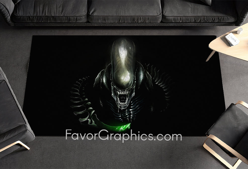 Xenomorph Home Bedroom Decor Rug Carpet Mat