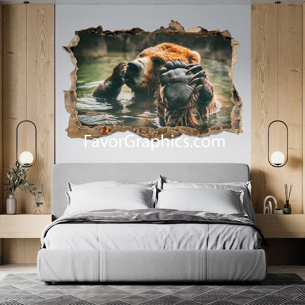 Bear Vinyl Wall Art Decal Sticker Poster Print Mural