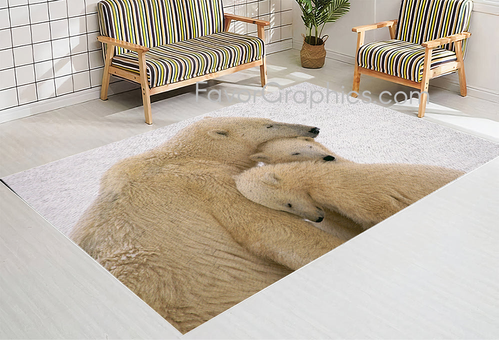 Polar Bear Home Bedroom Decor Rug Carpet Mat