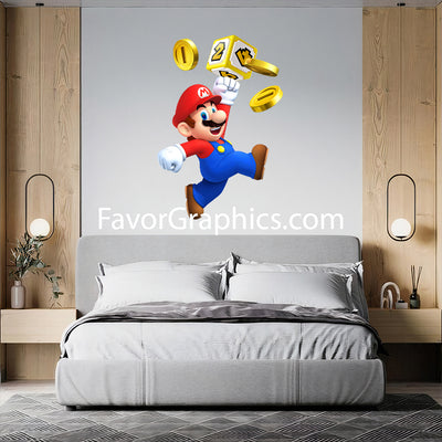 Mario Home Room Wall Vinyl Decal Sticker Mural Poster