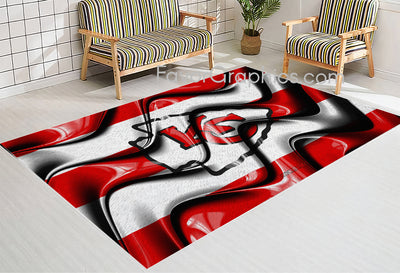 Kansas City Chiefs Home Bedroom Decor Rug Carpet Mat