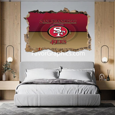 San Francisco 49ers Vinyl Wall Art Decal Sticker Poster Print Mural