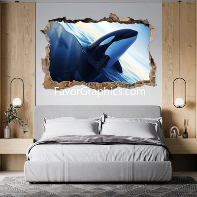 Orca Vinyl Wall Art Decal Sticker Poster Print Mural