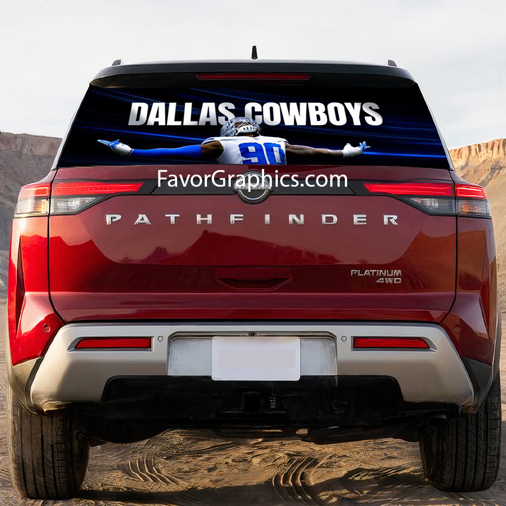 Dallas Cowboys Rear Window Perforated Graphic Vinyl Decal Cars Trucks