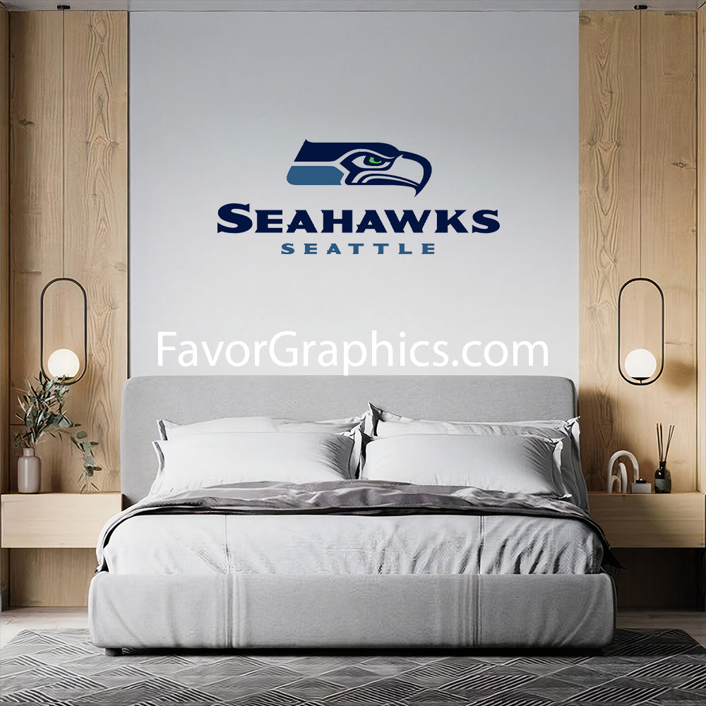 Seattle Seahawks Home Room Wall Vinyl Decal Sticker Mural Poster