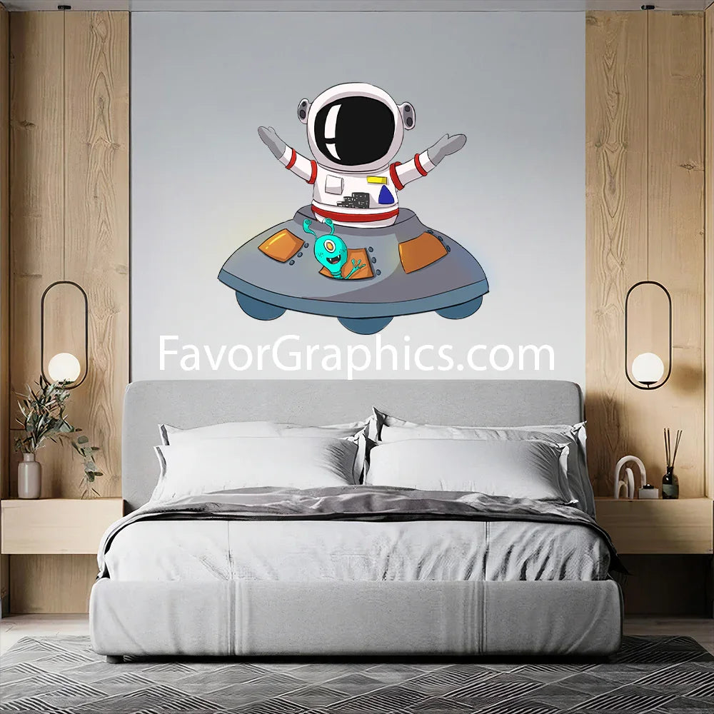 Astronaut Home Room Wall Vinyl Decal Sticker Mural Poster