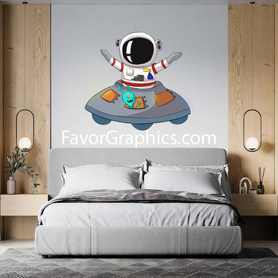 Astronaut Home Room Wall Vinyl Decal Sticker Mural Poster
