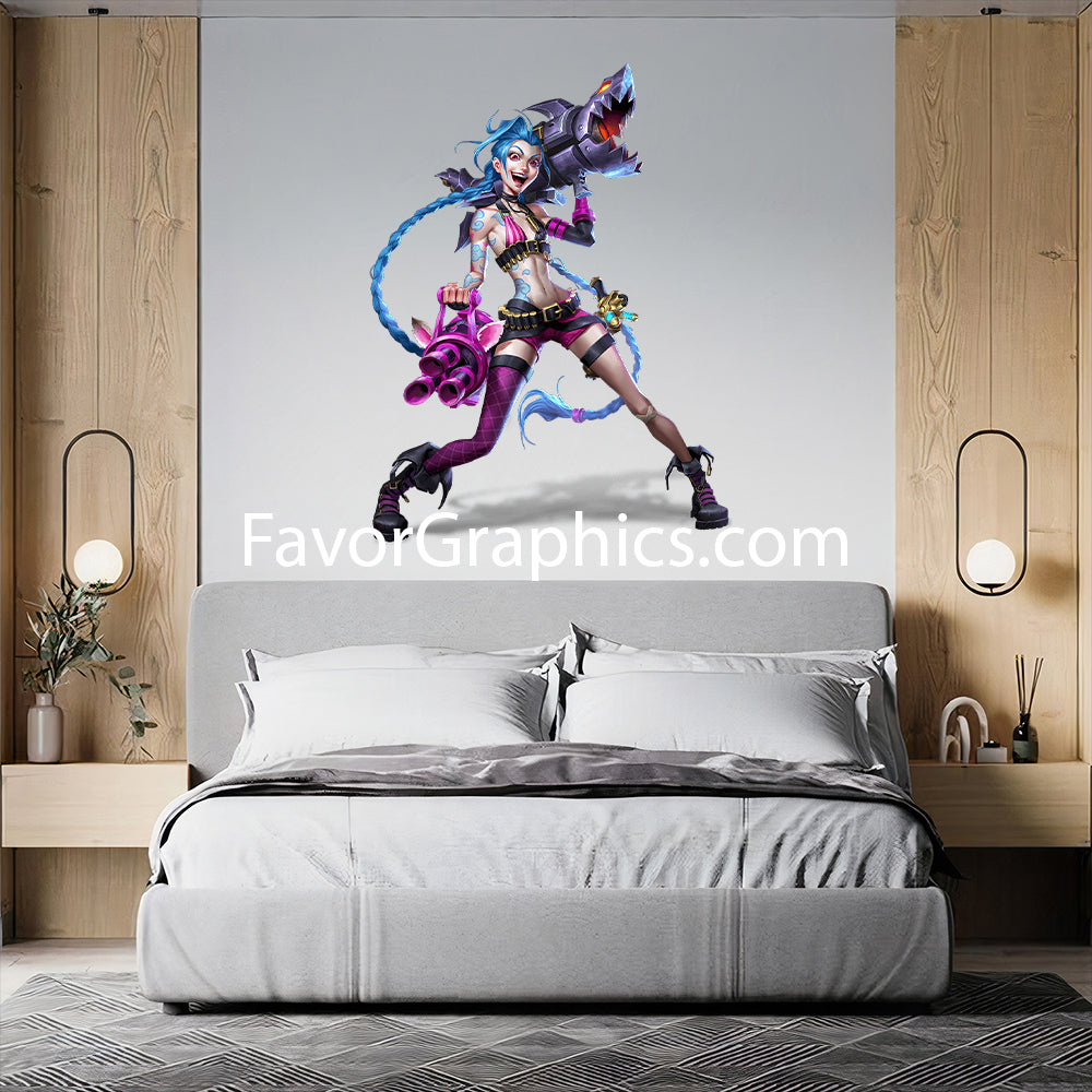 JInx League Of Legends Home Room Wall Vinyl Decal Sticker Mural Poster