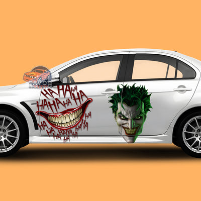 Joker Itasha Car Side Door Decal Vinyl Sticker