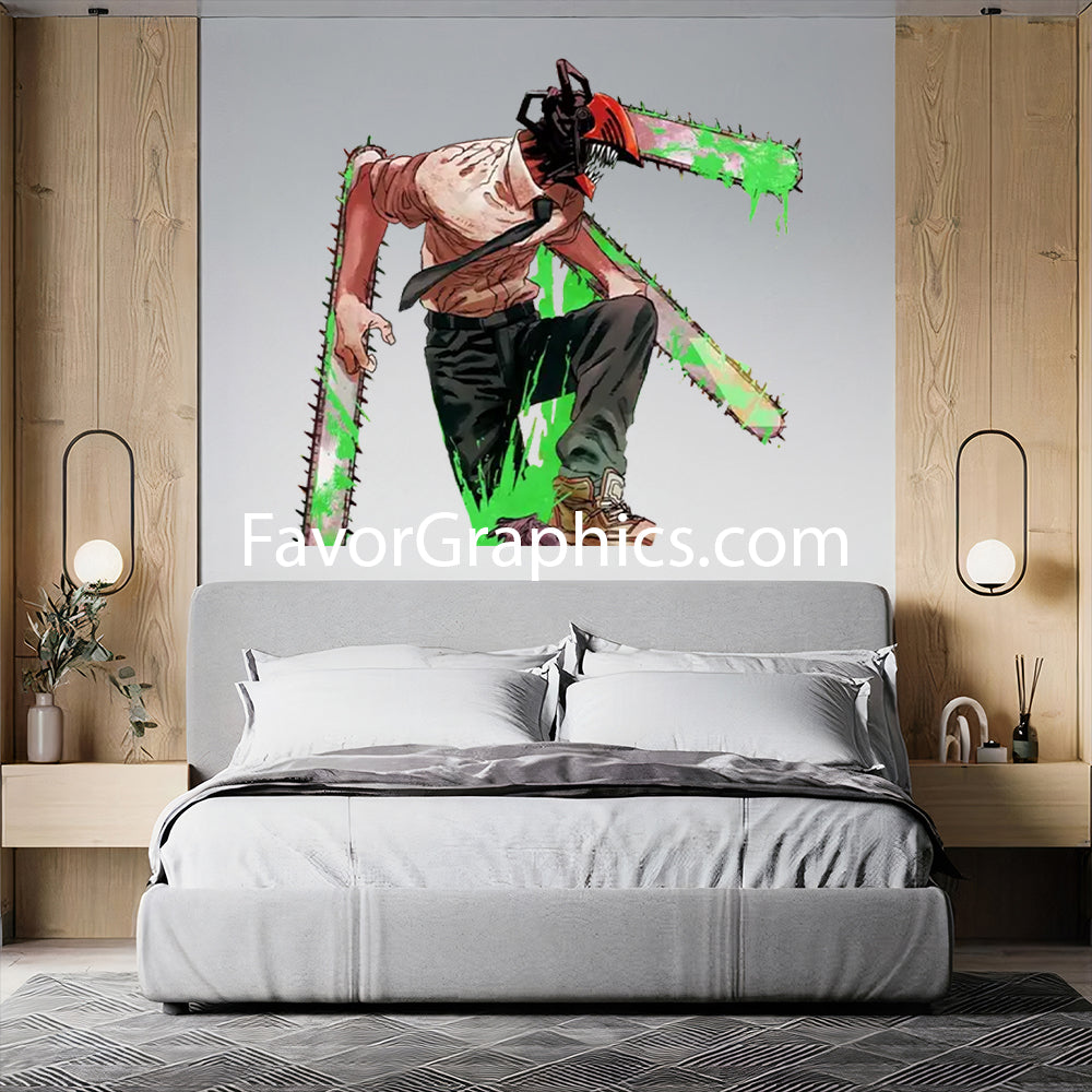 Denji Chainsaw Man Home Room Wall Vinyl Decal Sticker Mural Poster