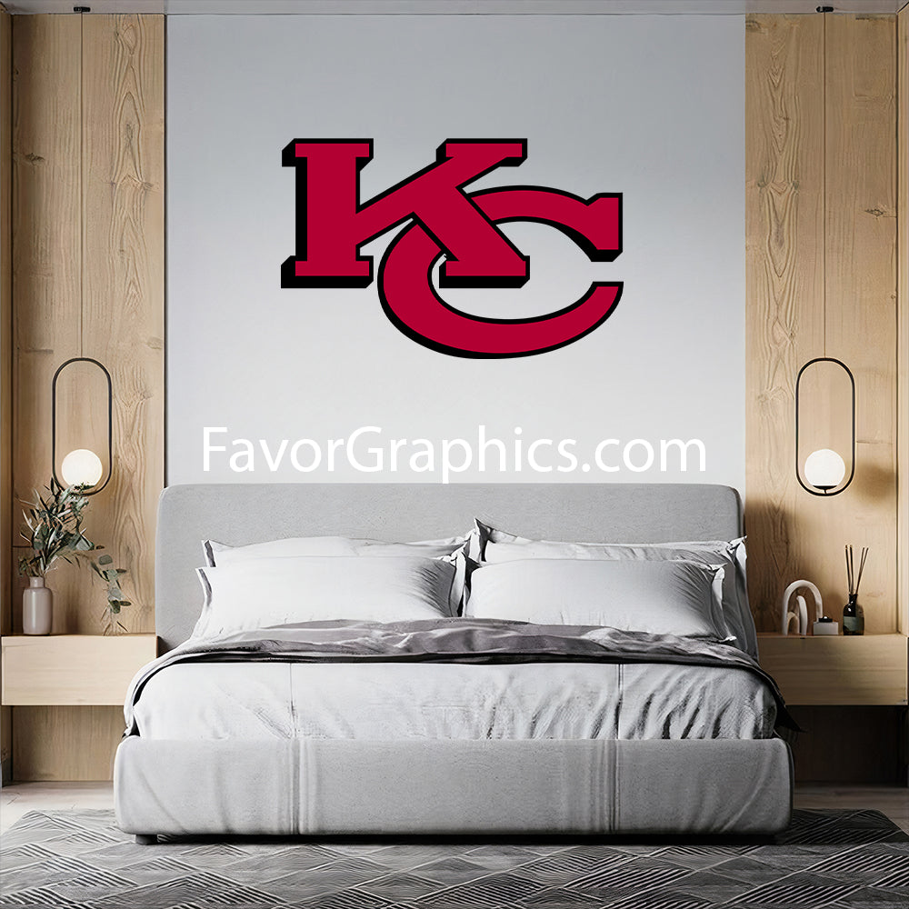 Kansas City Chiefs Home Room Wall Vinyl Decal Sticker Mural Poster