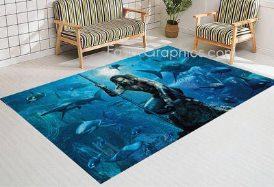 Aquaman Home Bedroom Decor Rug Carpet Mat