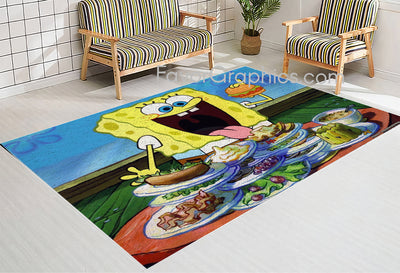 Spongebob Home Bedroom Decor Rug Carpet Mat