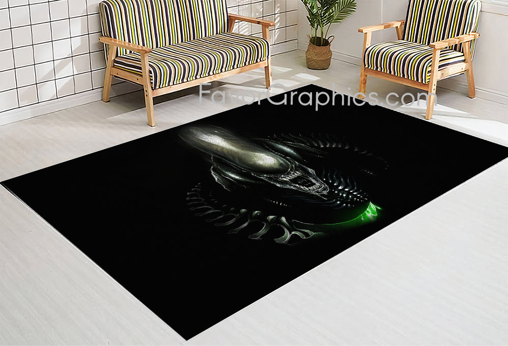 Xenomorph Home Bedroom Decor Rug Carpet Mat