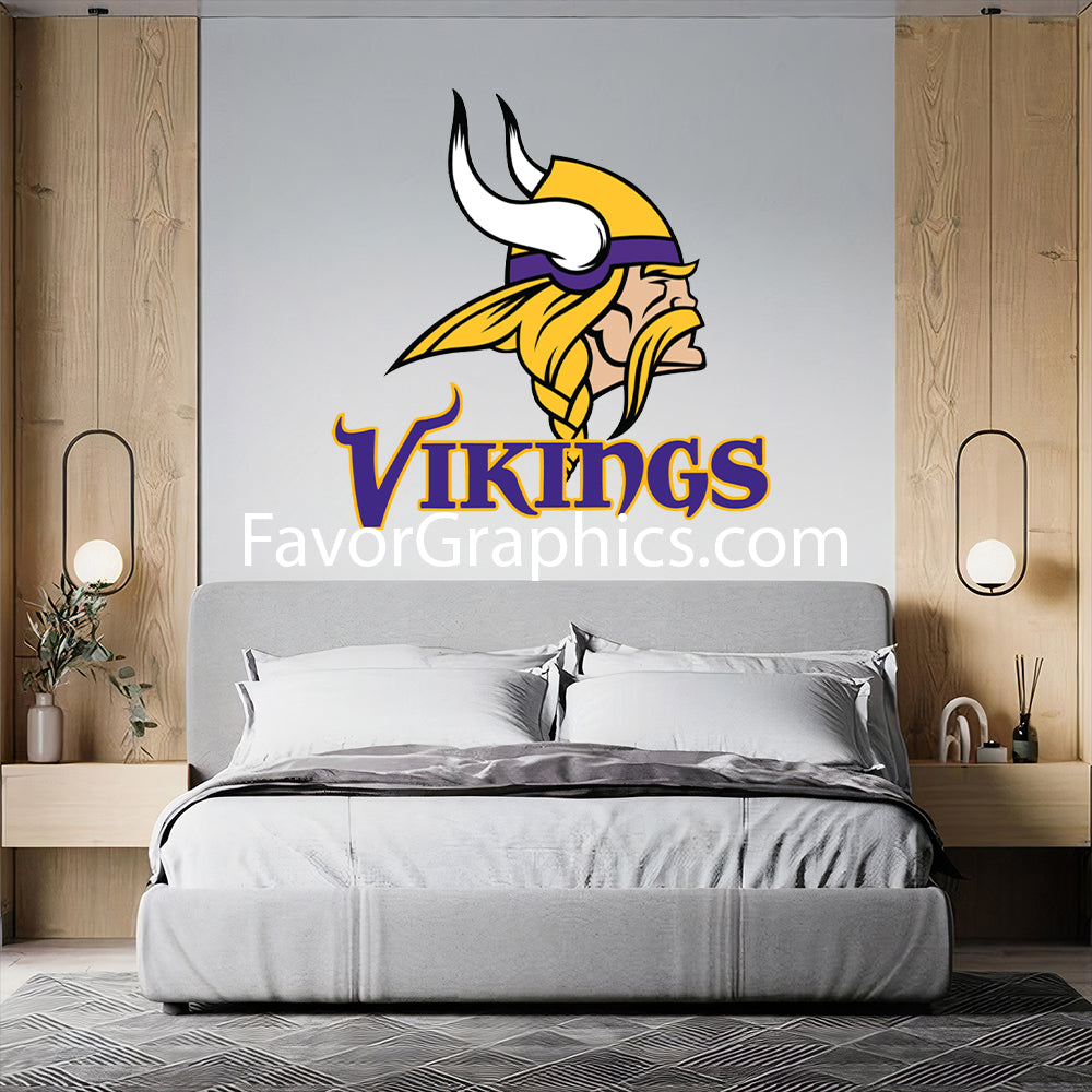 Minnesota Vikings Home Room Wall Vinyl Decal Sticker Mural Poster