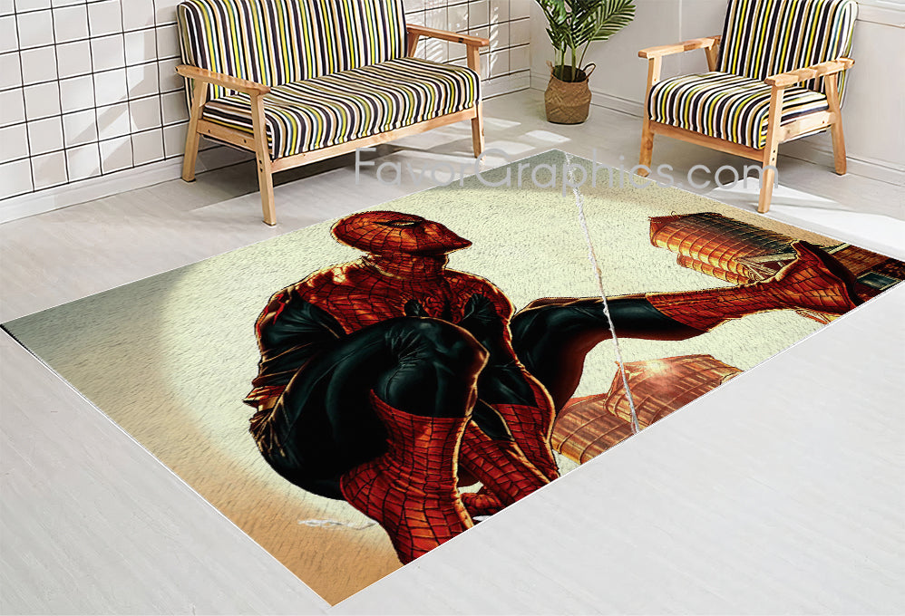 Spider-Man Home Bedroom Decor Rug Carpet Mat