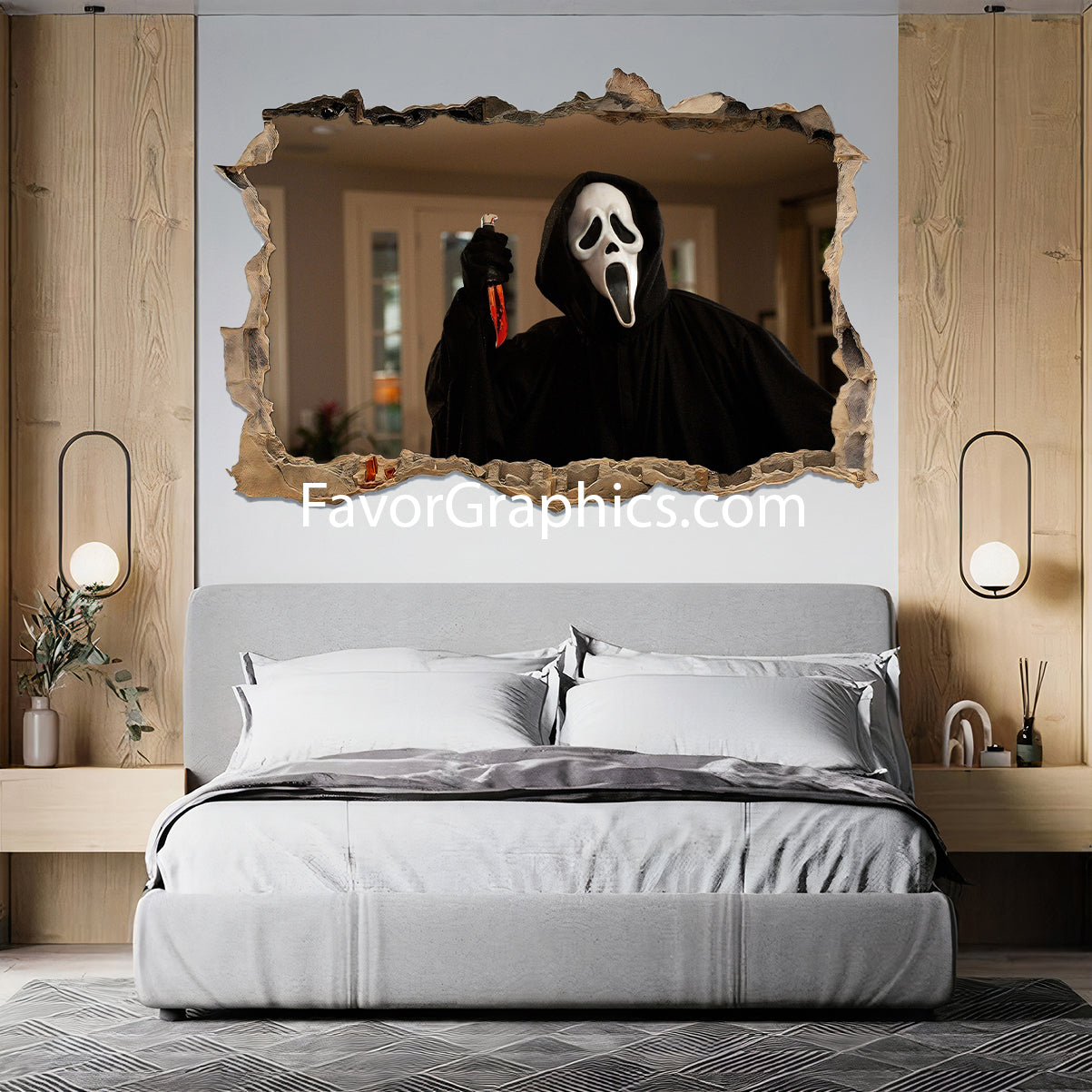 Scream Ghostface Vinyl Wall Art Decal Sticker Poster Print Mural