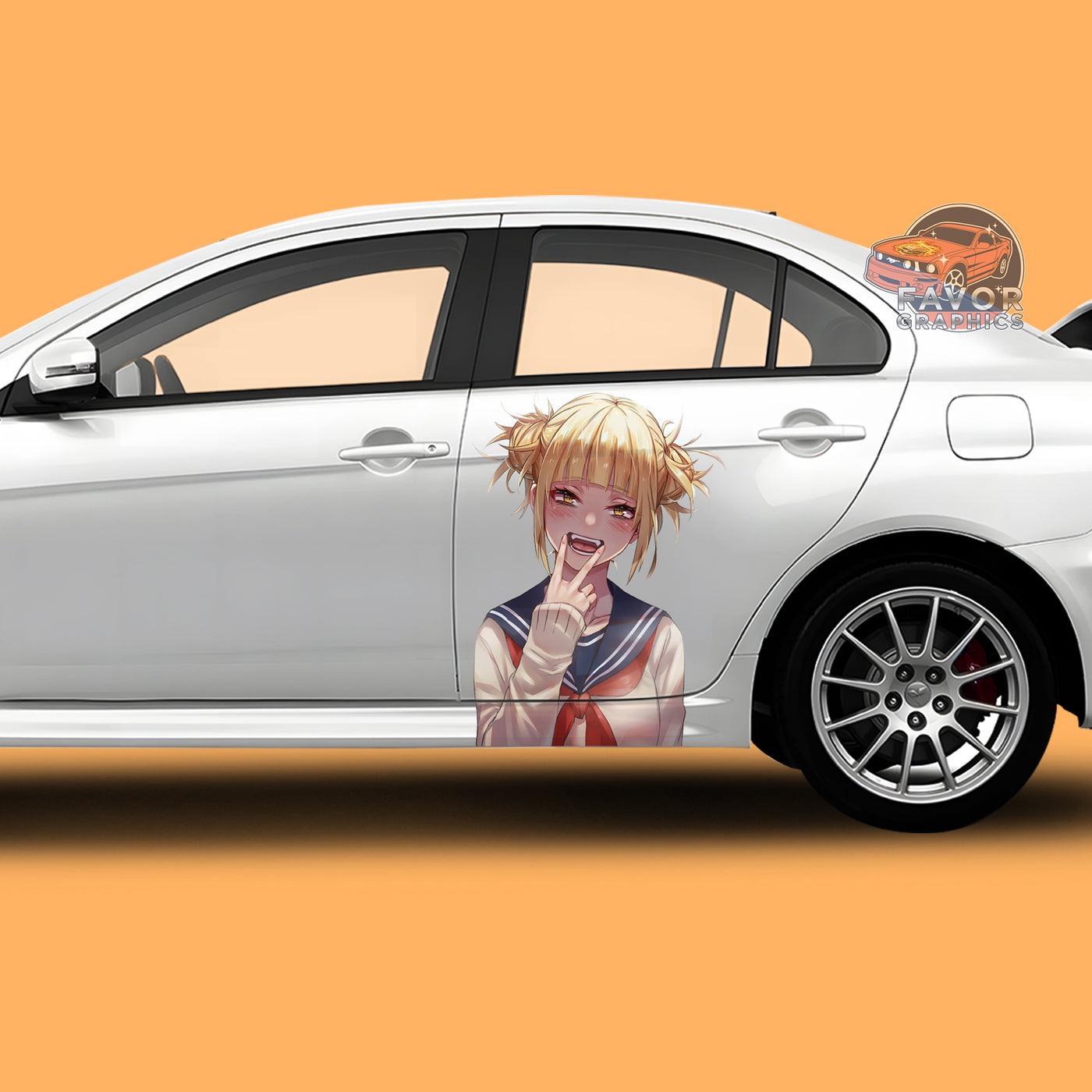 Himiko Toga Itasha Car Side Door Decal Vinyl Sticker