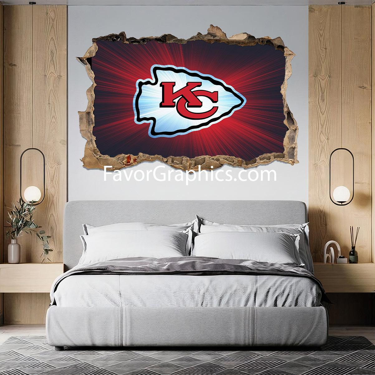 Kansas City Chiefs Vinyl Wall Art Decal Sticker Poster Print Mural