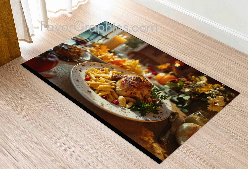 Thanksgiving Home Bedroom Decor Rug Carpet Mat