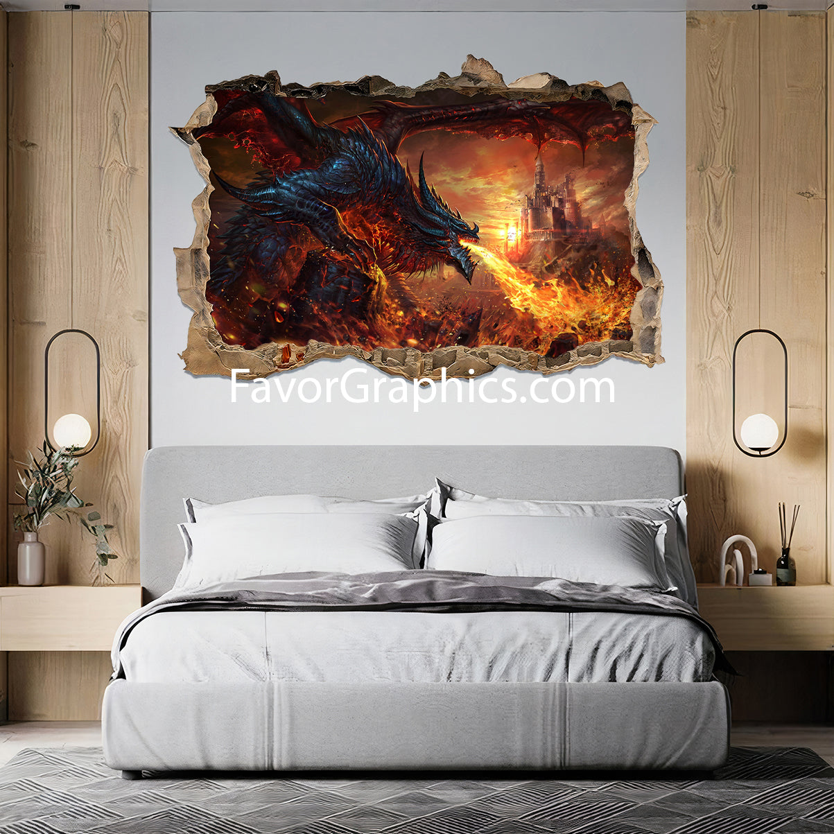 Dragon Vinyl Wall Art Decal Sticker Poster Print Mural