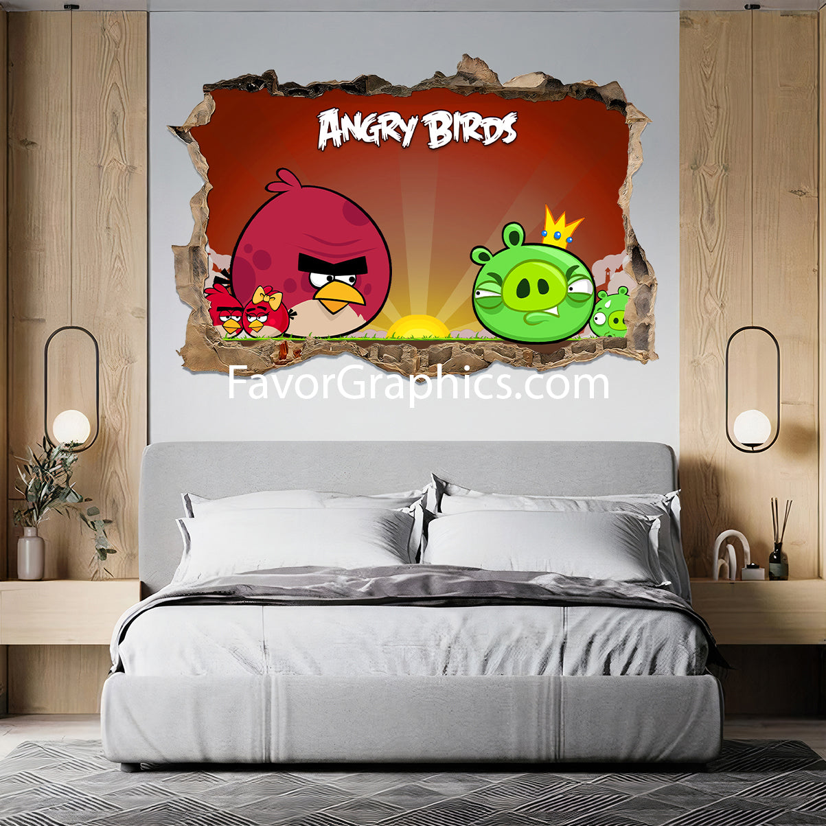 Angry Birds Vinyl Wall Art Decal Sticker Poster Print Mural