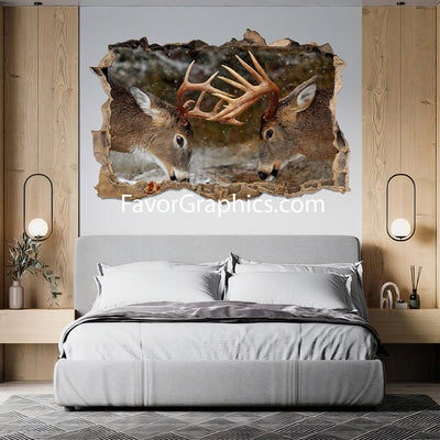 Deer Vinyl Wall Art Decal Sticker Poster Print Mural