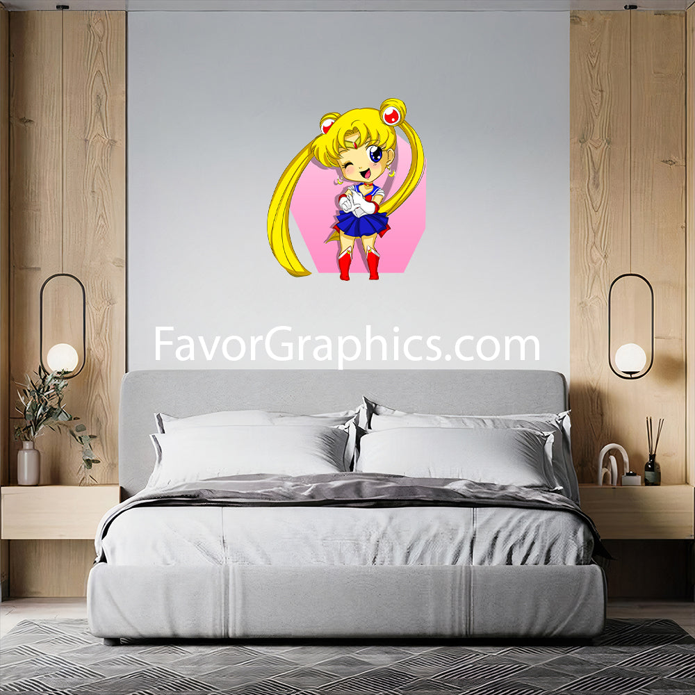 Sailor Moon Home Room Wall Vinyl Decal Sticker Mural Poster