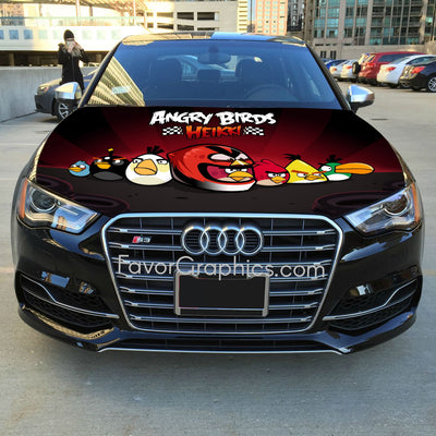 Angry Birds Itasha Car Vinyl Hood Wrap Decal Sticker