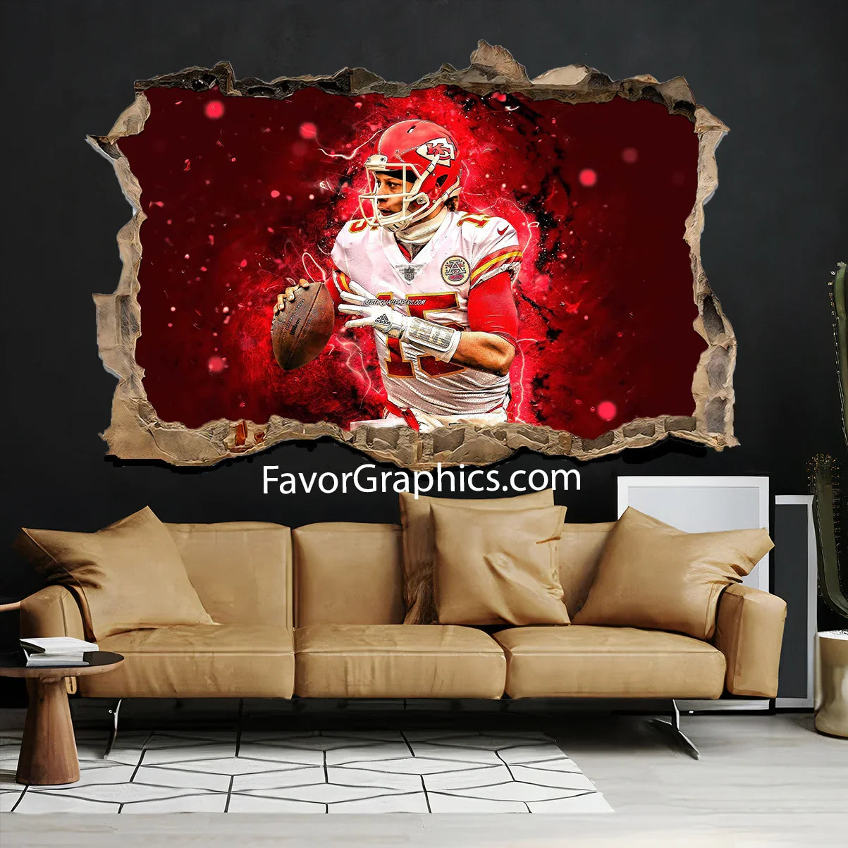 Patrick Mahomes Vinyl Wall Art Decal Sticker Poster Print Mural