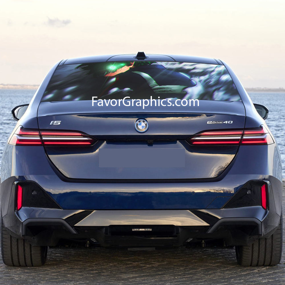 Izuku Midoriya Rear Window Perforated Graphic Vinyl Decal Car Truck UTV