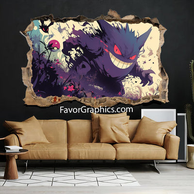 Gengar (Pokemon) Vinyl Wall Art Decal Sticker Poster Print Mural