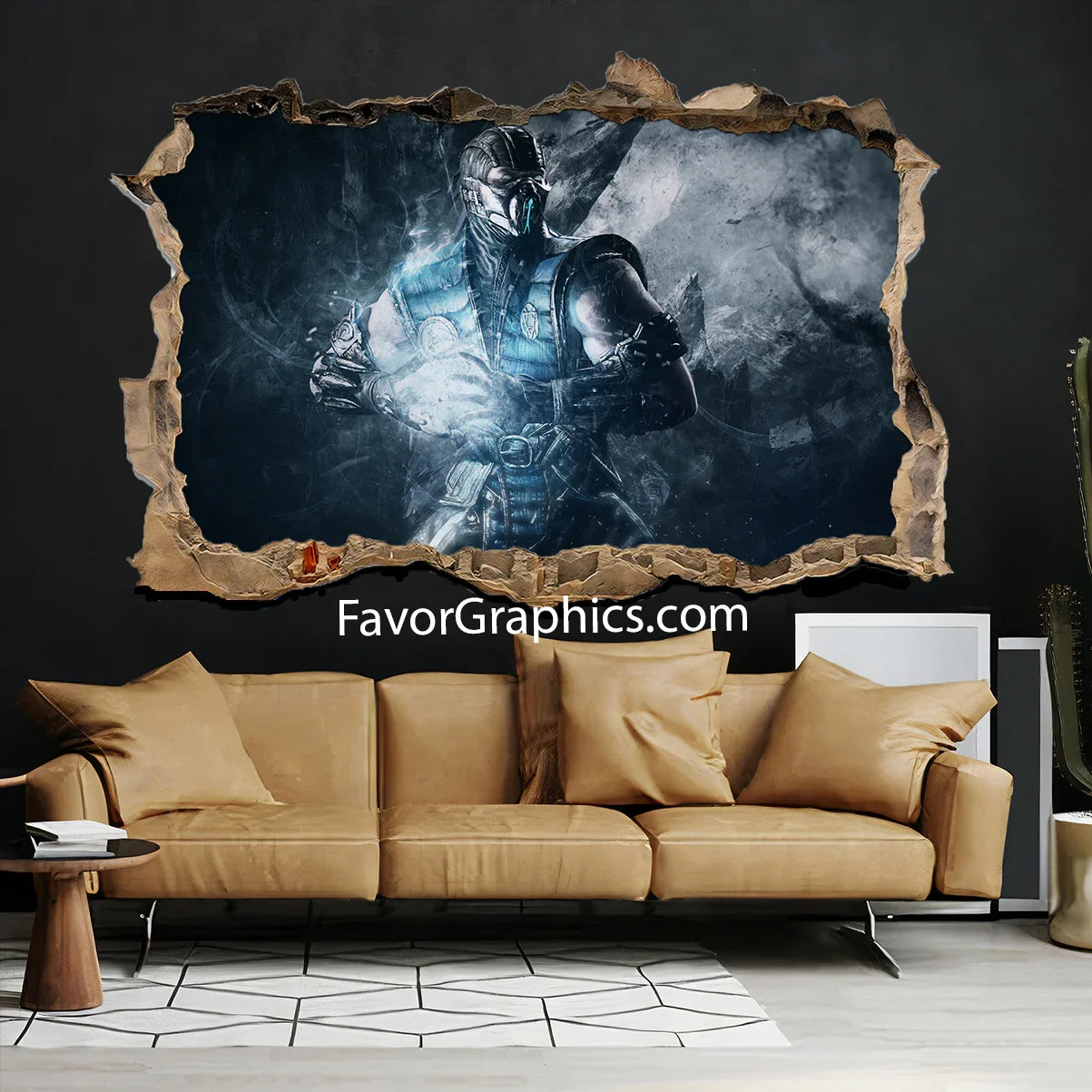Sub Zero Mortal Kombat Vinyl Wall Art Decal Sticker Poster Print Mural