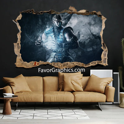 Sub Zero Mortal Kombat Vinyl Wall Art Decal Sticker Poster Print Mural