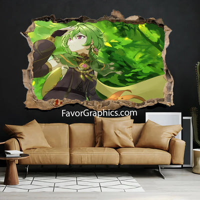 Collei (Genshin Impact) Vinyl Wall Art Decal Sticker Poster Print Mural