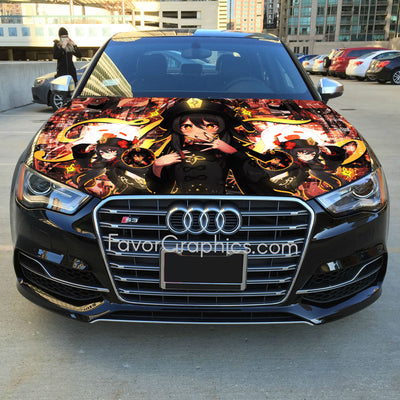 Hu Tao Genshin Impact Itasha Car Vinyl Hood Wrap Decal Sticker