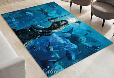 Aquaman Home Bedroom Decor Rug Carpet Mat