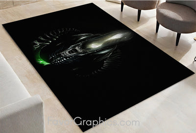 Xenomorph Home Bedroom Decor Rug Carpet Mat