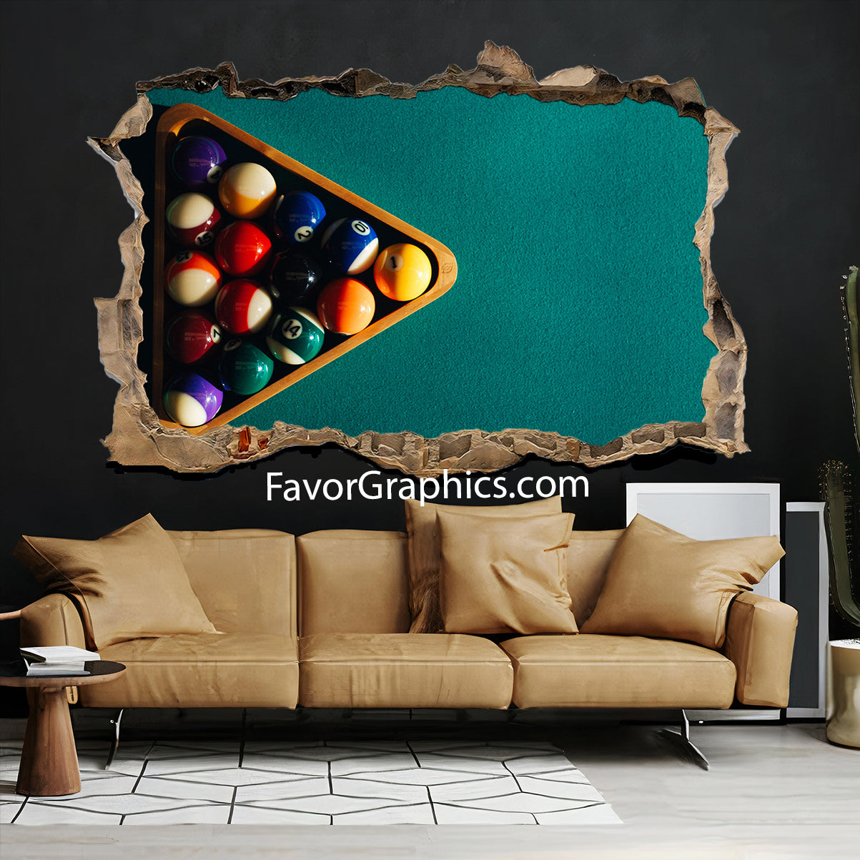 Billiard Vinyl Wall Art Decal Sticker Poster Print Mural