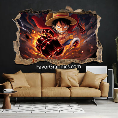 Monkey D. Luffy Vinyl Wall Art Decal Sticker Poster Print Mural