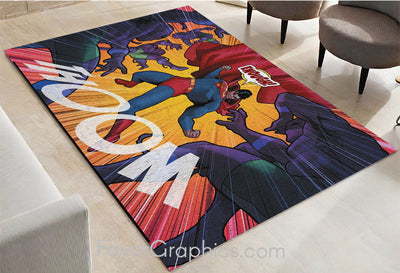 Superman Home Bedroom Decor Rug Carpet Mat