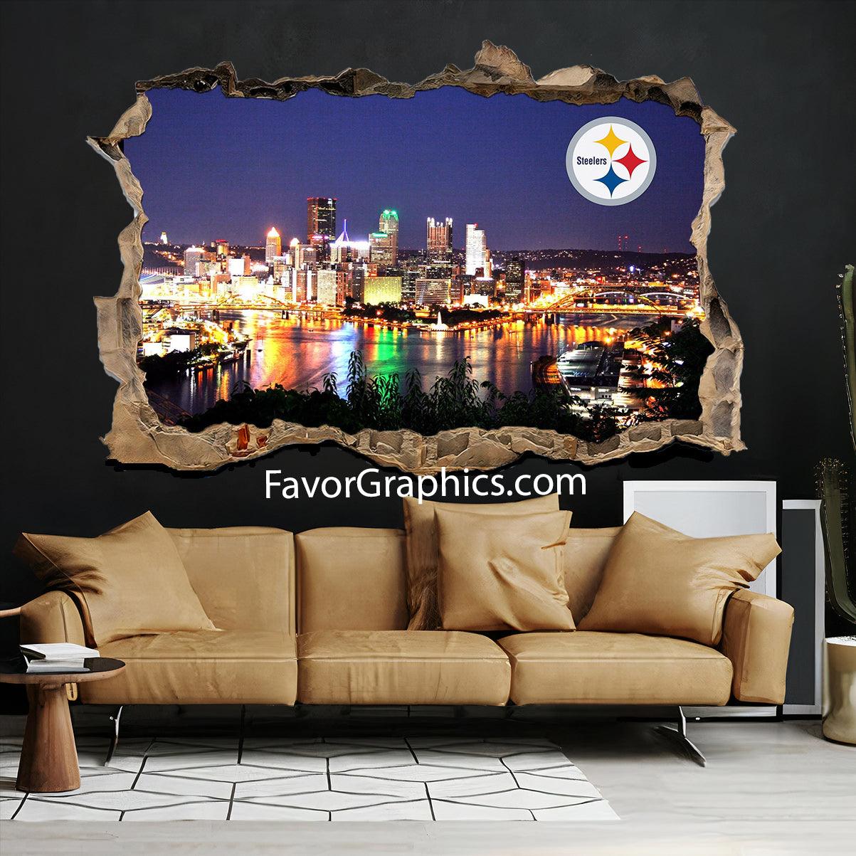 Pittsburgh Steelers Vinyl Wall Art Decal Sticker Poster Print Mural