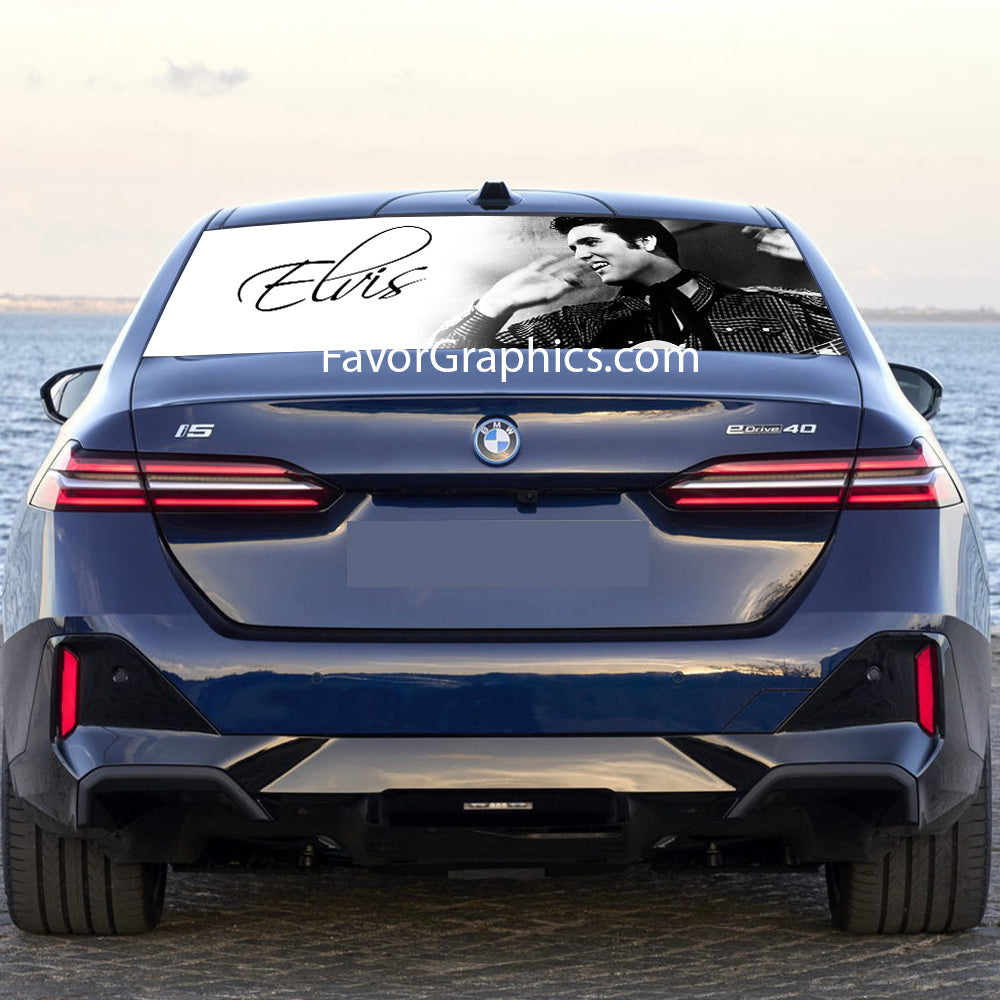 Elvis Presley Rear Window Perforated Graphic Vinyl Decal Car Truck UTV