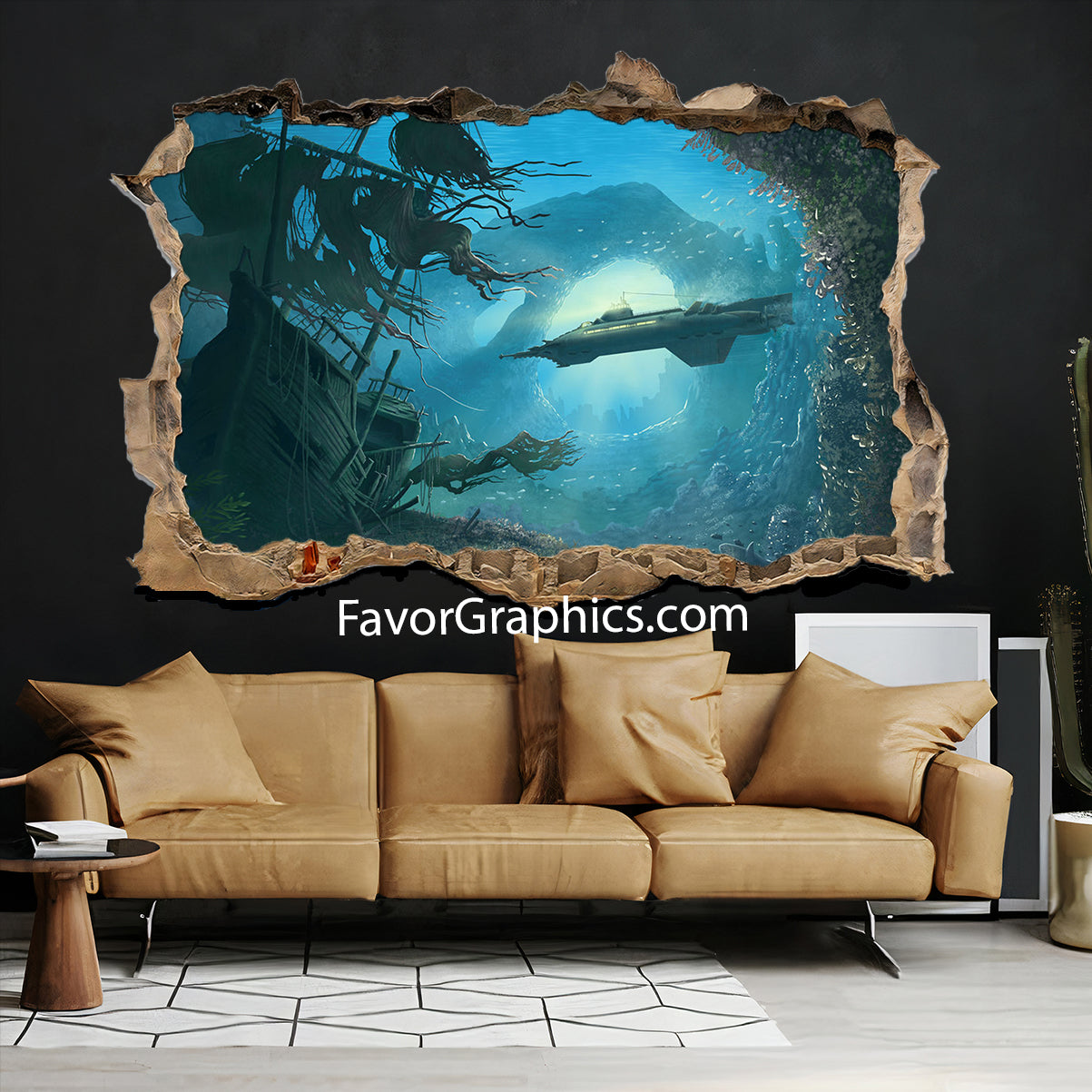 Underwater Under The Sea Vinyl Wall Art Decal Sticker Poster Print Mural