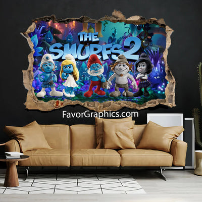The Smurfs Vinyl Wall Art Decal Sticker Poster Print Mural