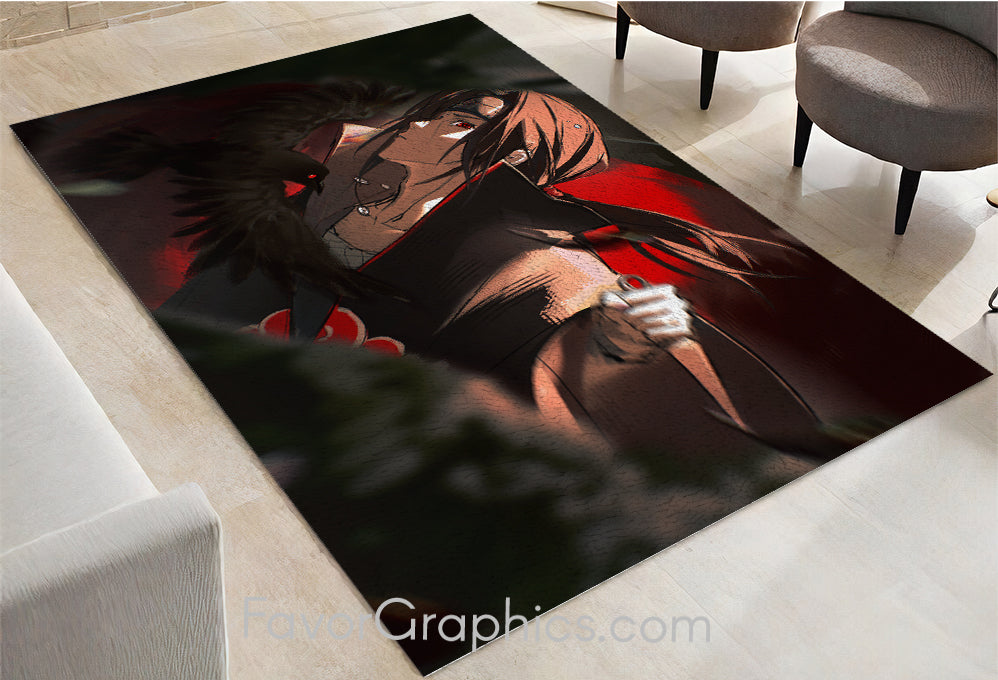 Itachi Uchiha Home Bedroom Decor Rug Carpet Mat