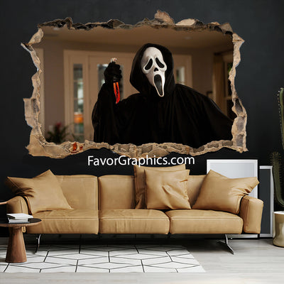 Scream Ghostface Vinyl Wall Art Decal Sticker Poster Print Mural