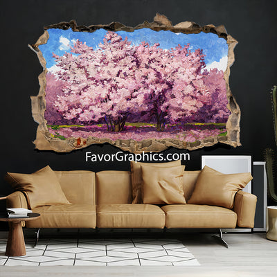 Cherry Blossom Vinyl Wall Art Decal Sticker Poster Print Mural