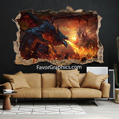 Dragon Vinyl Wall Art Decal Sticker Poster Print Mural